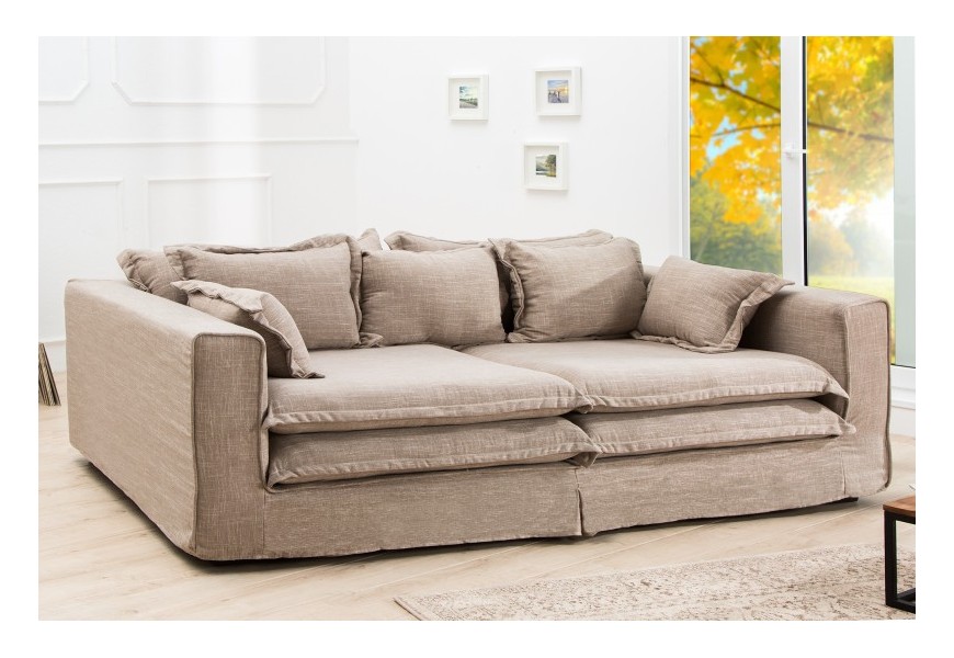 Elegantn&aacute; sedačka Cloud 230cm pieskov&aacute;