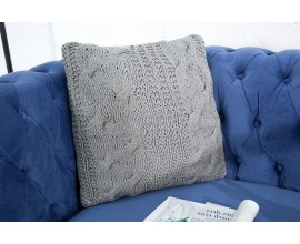 Dizajnový vankúš Cosy II 45cm šedý