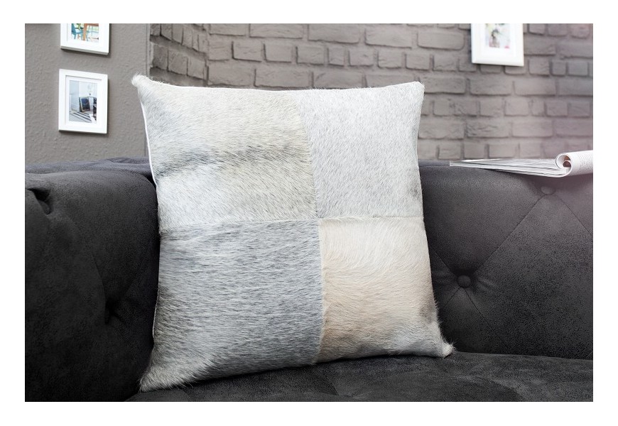 Dizajnový vankúš Rodeo šedý