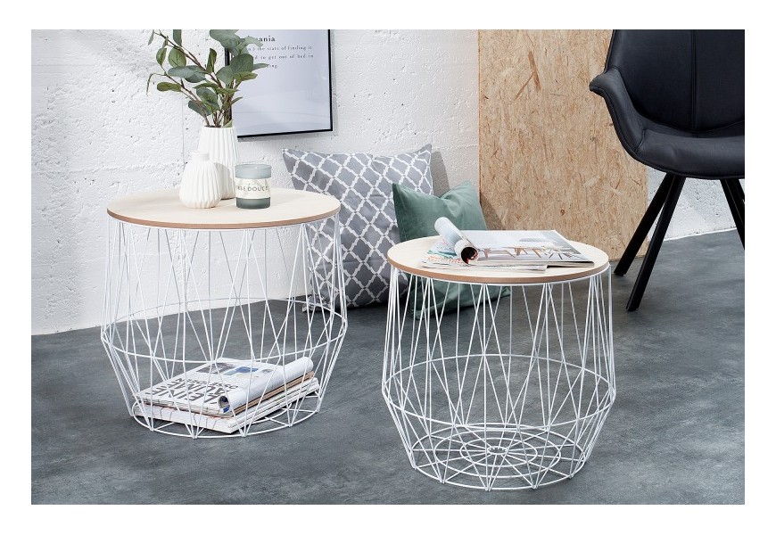 Moderné odkladacie stolíky s praktickým úložným priestorom