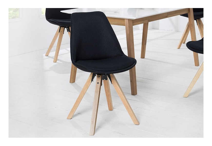 Dizajnová stolička Scandinavia čierna