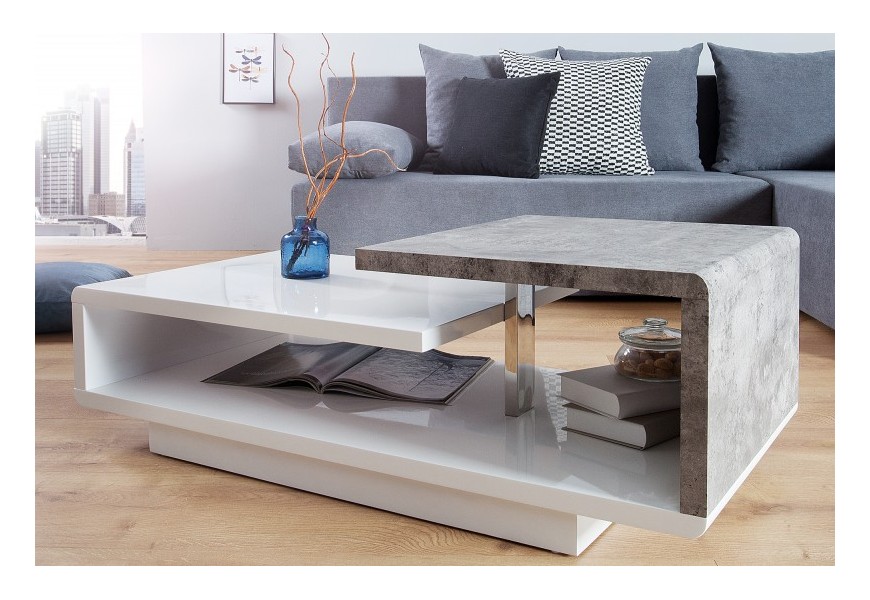 Dizajnový stolík Concept ideálny do moderných interiérov