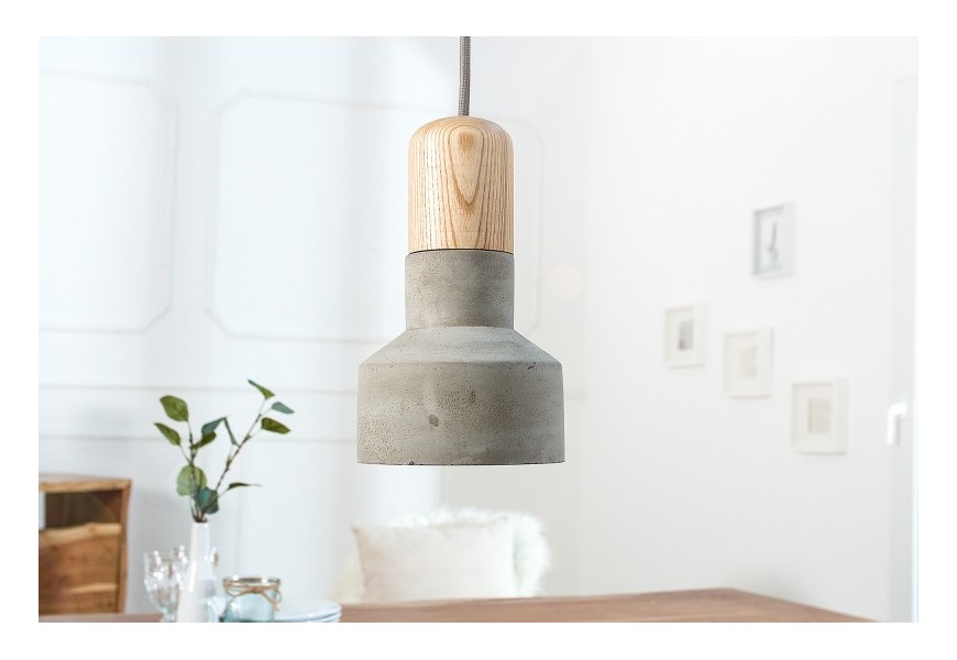 Dizajnov&aacute; z&aacute;vesn&aacute; lampa Cement Fusion
