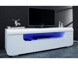 Dizajnový moderný TV stolík Ambience 150cm biely