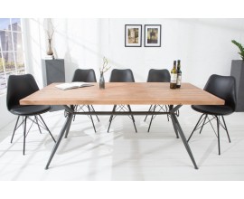 Dizajnový industriálny jedálenský stôl Craft z masívu 180 cm