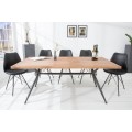Dizajnový industriálny jedálenský stôl Craft z masívu 180 cm