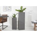 Dizajnov&yacute; vysok&yacute; kvetin&aacute;č Cement 70cm