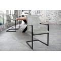 Dizajnová jedálenská stolička Bristol šedá