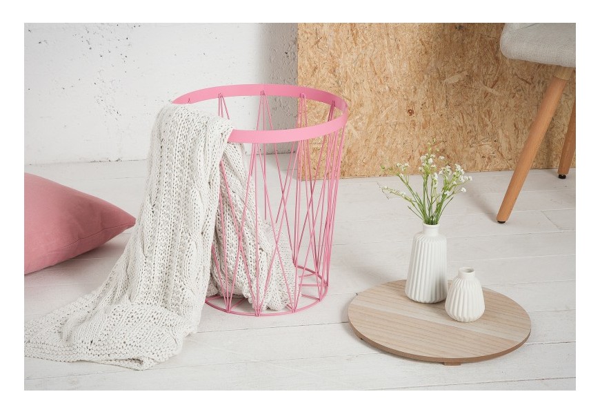 Dizajnov&yacute; pr&iacute;ručn&yacute; stol&iacute;k Storage II ružov&yacute; 