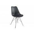 Dizajnová stolička Scandinavia Retro šedá