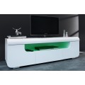 Dizajnový moderný TV stolík Ambience 150cm biely