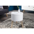 Dizajnový príručný stolík Multi Talent 45cm biely