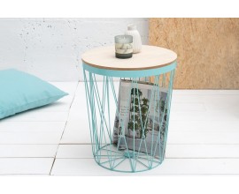 Dizajnový príručný stolík Storage II mentolová