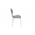Dizajnová stolička Form antracit/meď