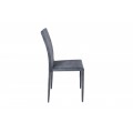 Dizajnová jedálenská stolička Milano antická šedá