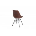 Dizajnová stolička Scandinavia Retro antická hnedá