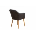 Dizajnová retro stolička Dagean šedá