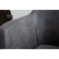 Dizajnová retro stolička Dagean šedá