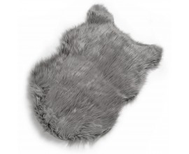 Štýlový dekoračný koberec Sheepskin tmavošedý