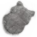 &Scaron;t&yacute;lov&yacute; dekoračn&yacute; koberec Sheepskin tmavo&scaron;ed&yacute;