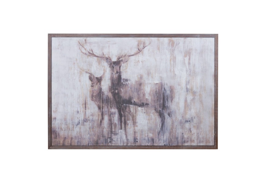 Luxusn&yacute; obraz Stags In The Wilderness 100x150cm