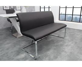 Dizajnová lavica Hampton čierna