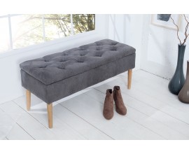 Dizajnová lavica Torino 100cm sivá