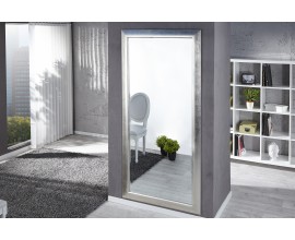 Dizajnové moderné zrkadlo Espejo II 180cm strieborné