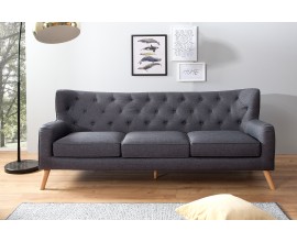 Dizajnová škandinávska sedačka Tarvos 210cm sivá