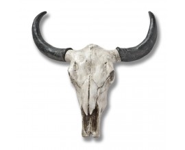Extravagantná dekoračná lebka Ox 