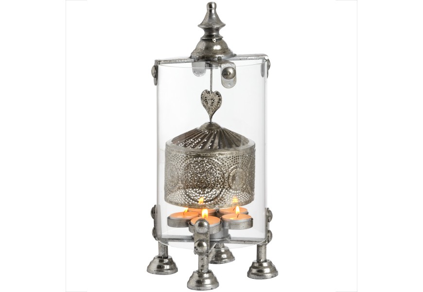 &Scaron;t&yacute;lov&yacute; antick&yacute; točiaci sa dekoračn&yacute; svietnik