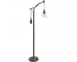 Dizajnová industriálna stojaca lampa Hudson 165cm