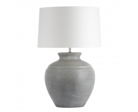 Dizajnová kameninová stolná lampa Apollo 64cm 