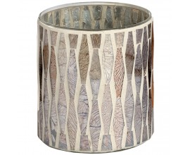 Mozaikový svietnik Antique 10cm