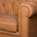 Elegantn&aacute; sedačka Chesterfield TAN