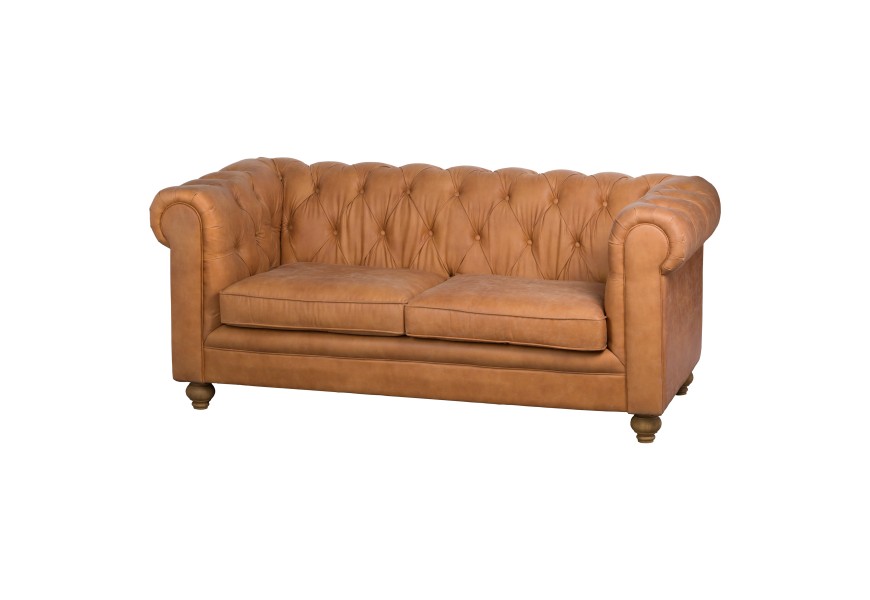 Elegantn&aacute; sedačka Chesterfield TAN