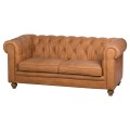 Elegantn&aacute; sedačka Chesterfield TAN