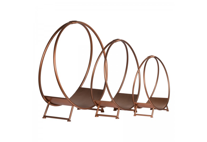 Set troch &scaron;t&yacute;lov&yacute;ch stojanov na drevo ku krbu