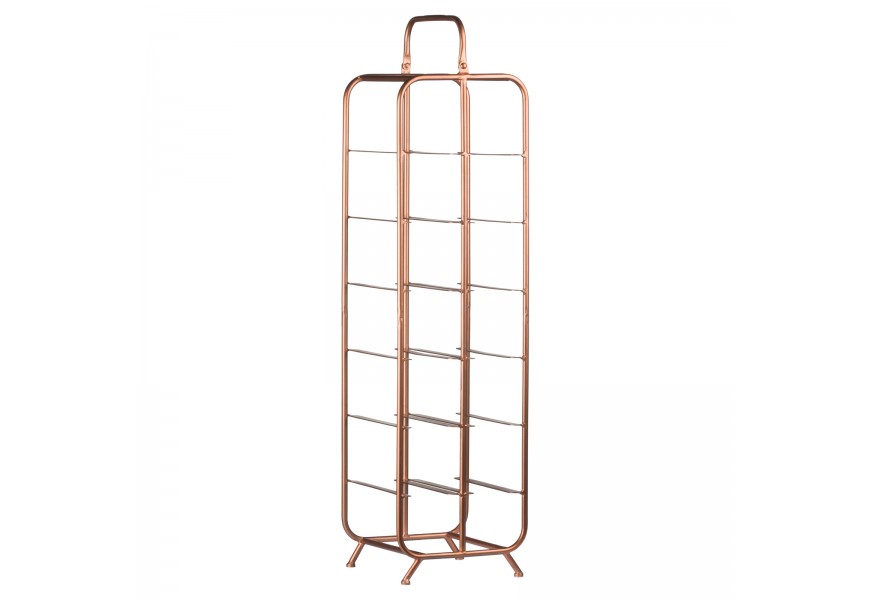 Dizajnov&aacute; industri&aacute;lna vinot&eacute;ka meden&aacute; 85cm