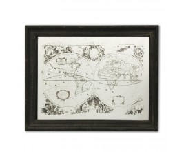 Dizajnová zrkadlová mapa sveta