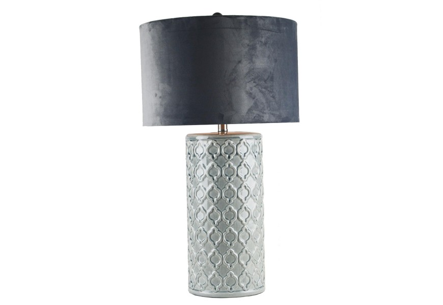 Luxusn&aacute; keramick&aacute; lampa QUEEN 74cm