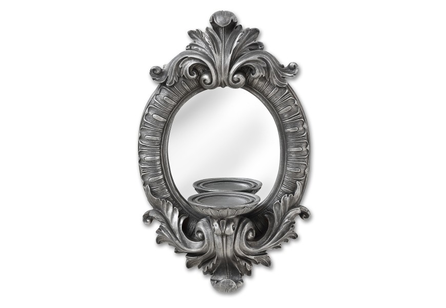 &Scaron;t&yacute;lov&eacute; barokov&eacute; zrkadlo so svietnikom