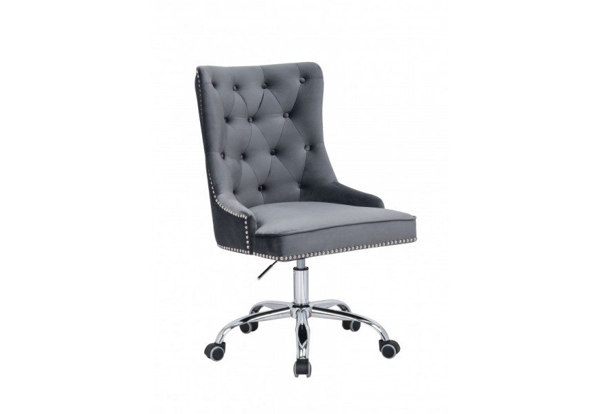 Jedinečné kancelárske kreslo v striebornošedom prevedení