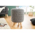 Dizajnov&aacute; modern&aacute; taburetka Stool 41cm &scaron;ed&aacute;