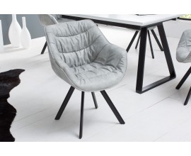 Štýlová stolička Antik sivá