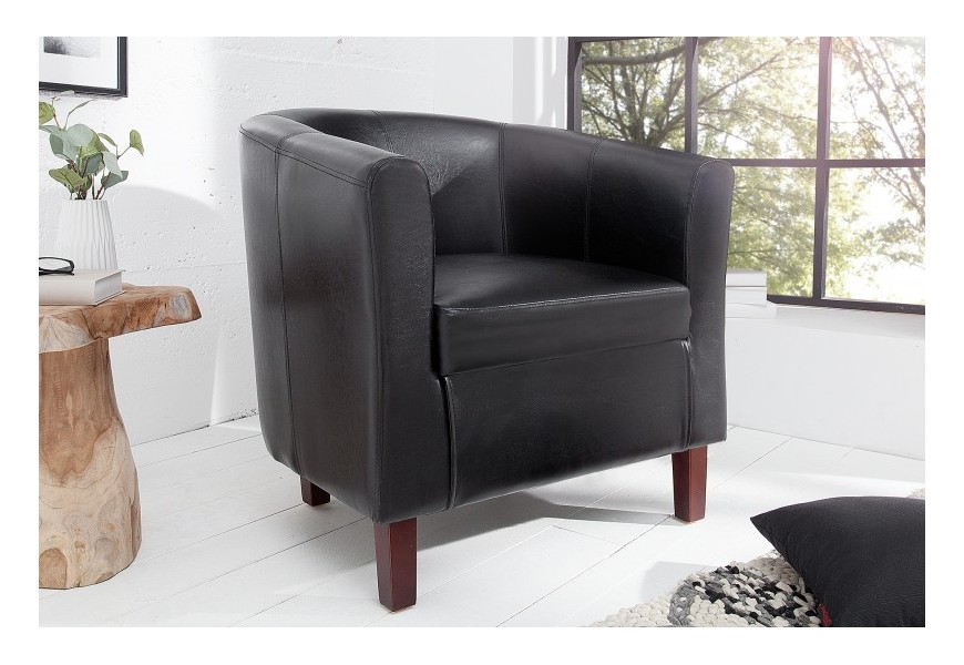 Štýlové kreslo Colombo čierne