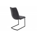 Dizajnová moderná stolička Suava II tmavosivá