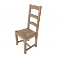 &Scaron;t&yacute;lov&aacute; mas&iacute;vna jed&aacute;lensk&aacute; stolička KOLONIAL zo svetl&eacute;ho dreva s ratanom