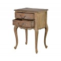Štýlový vidiecky nočný stolík KOLONIAL II z masívu