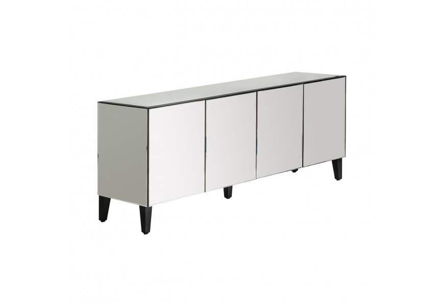 Dizajnov&yacute; zrkadlov&yacute; TV stol&iacute;k BELP v Art Deco &scaron;t&yacute;le